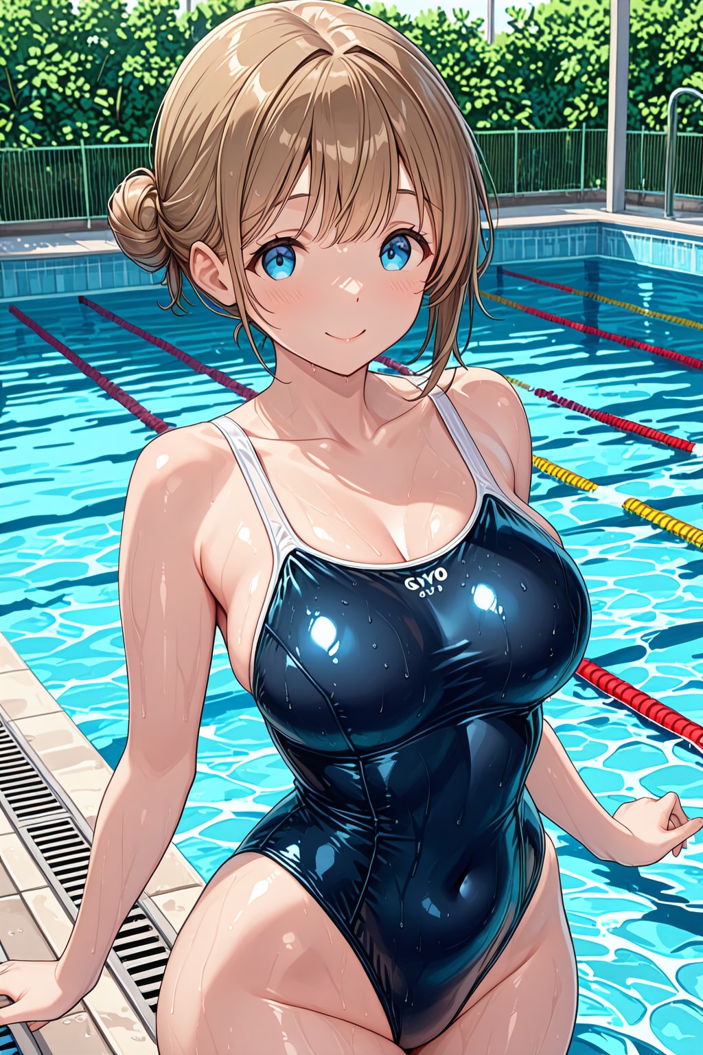 スク水の後輩ちゃん(S●Xまで45分)