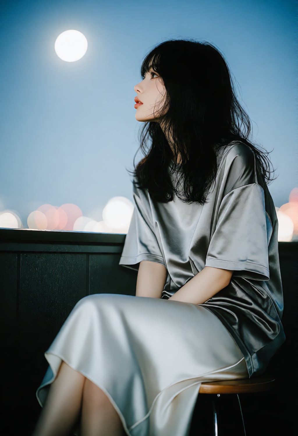 月見でアンニュイ中