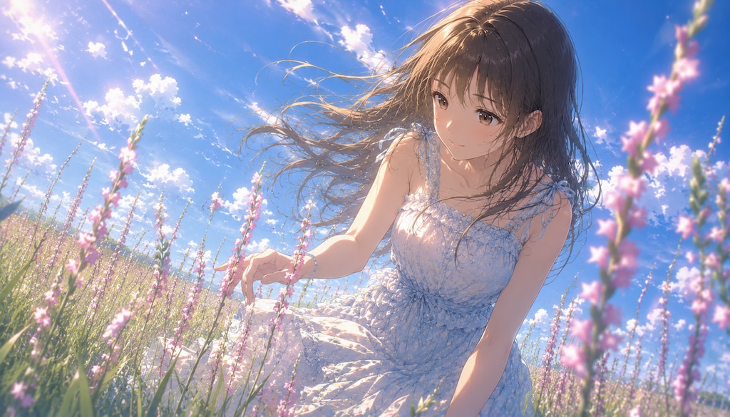 誕生花　0704 ネジバナ