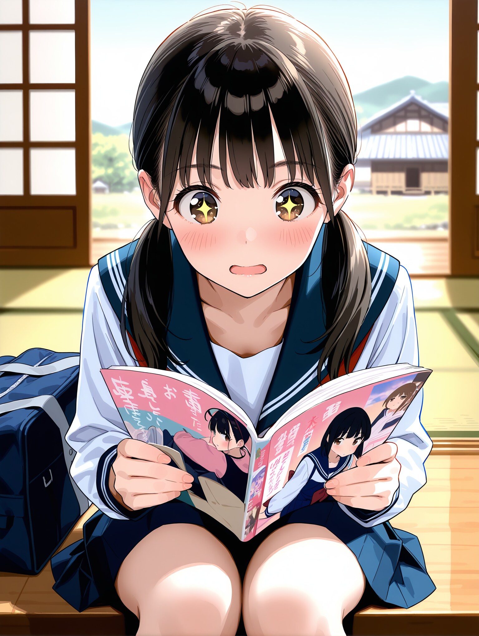 都会に憧れる少女