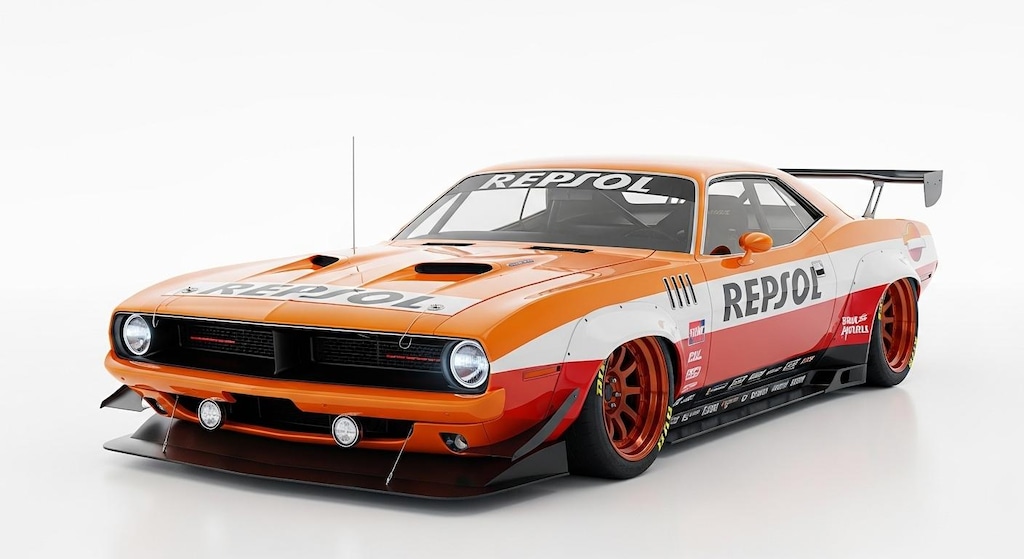 レプソルプリマスクーダレーシングカー