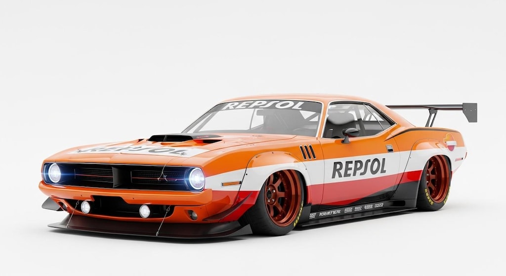 レプソルプリマスクーダレーシングカー