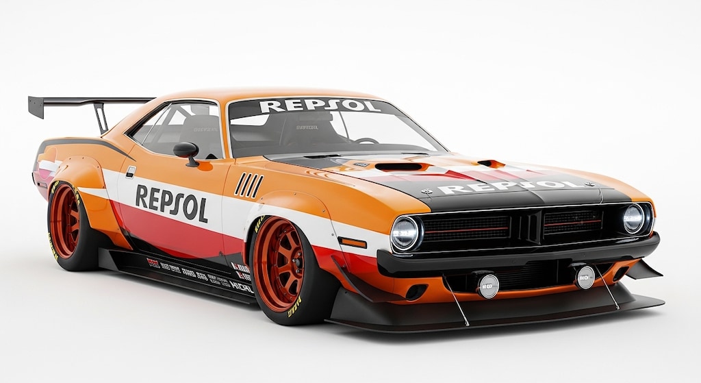 レプソルプリマスクーダレーシングカー