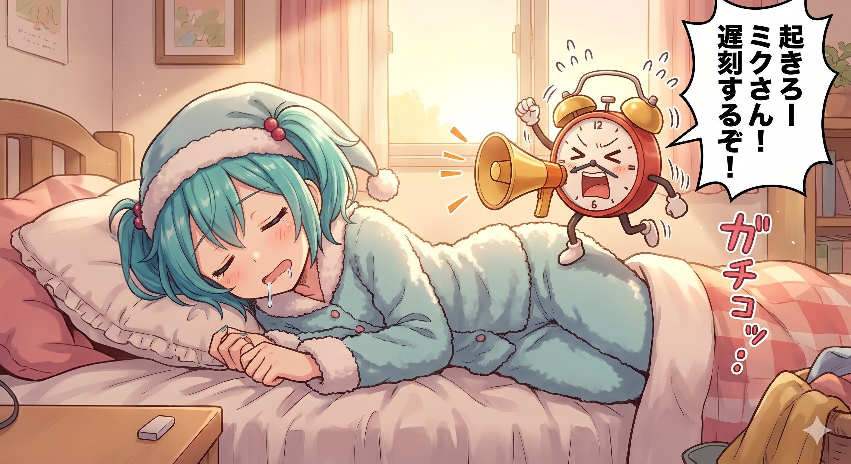 ミクさんの朝💤