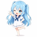 脳内会議に生えてきた少女 あとらく＝なちの  ※1コマ漫画参照。 2枚目