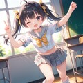 制服ツインテちゃん元気いっぱい！「投稿練習」 5枚目
