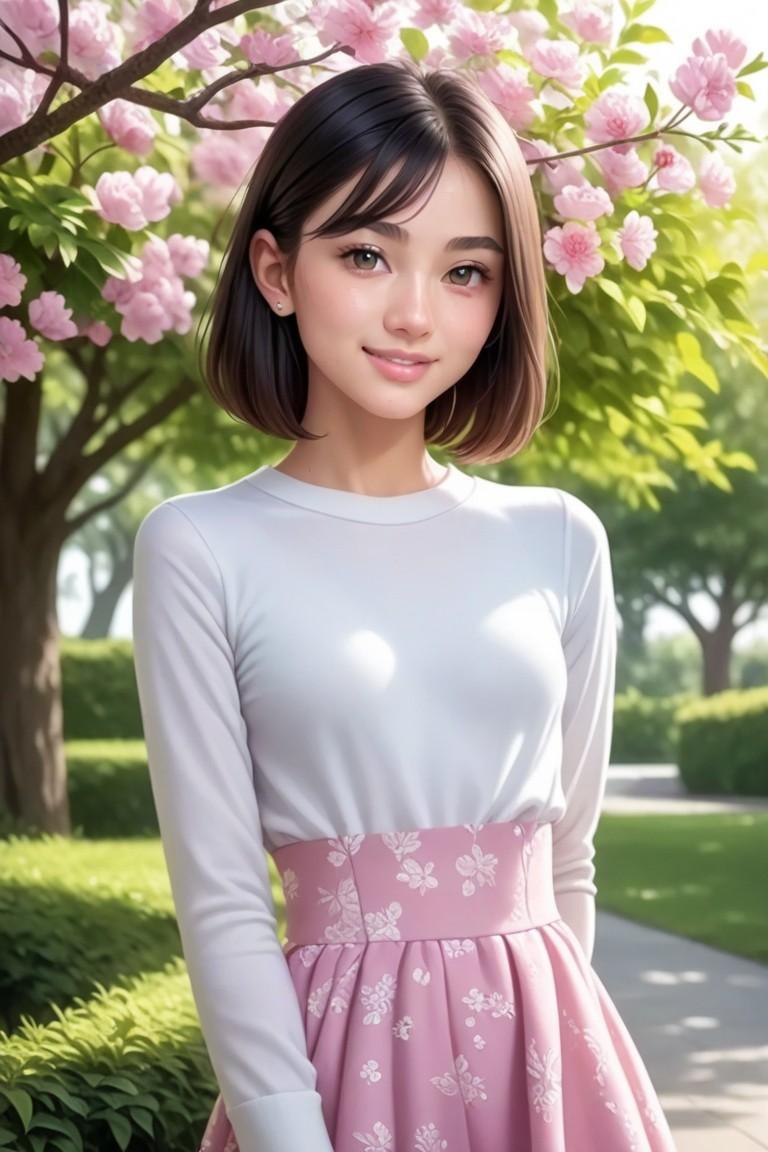 公園でよく会う清楚お姉さん