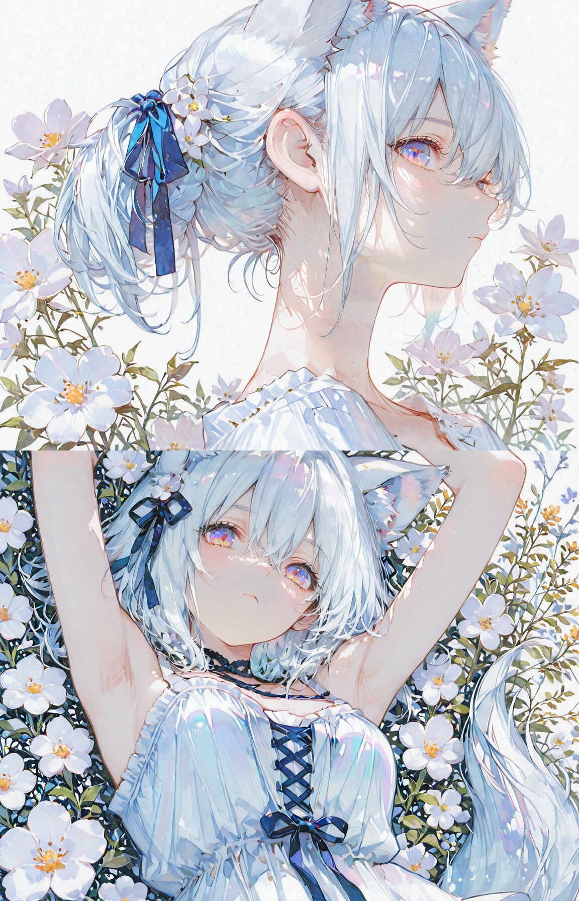 けもみみ娘 | の人気AIイラスト・グラビア