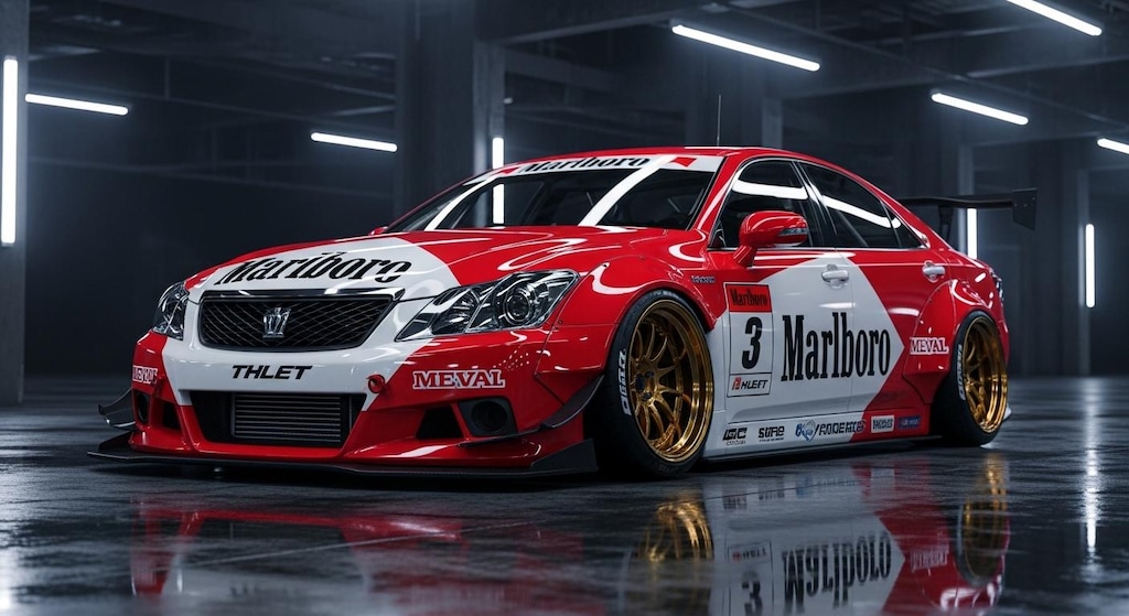 マルボロクラウンアスリートレーシングカー
