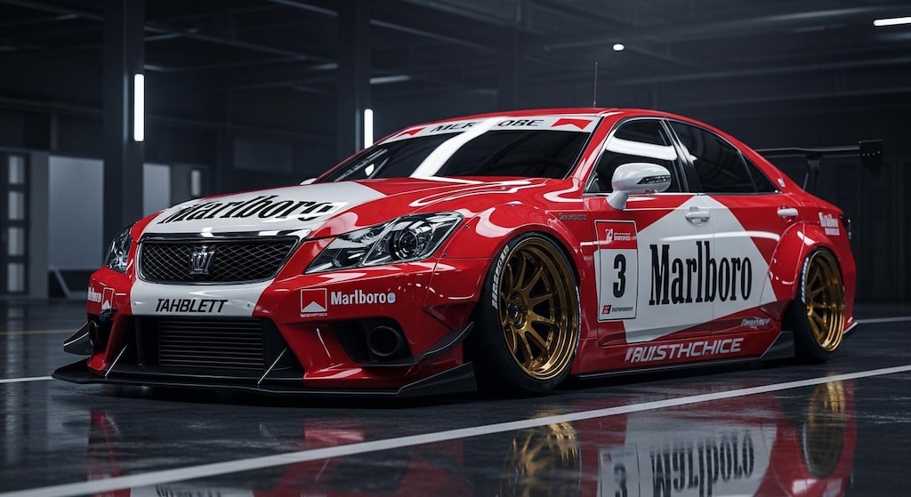 マルボロクラウンアスリートレーシングカー