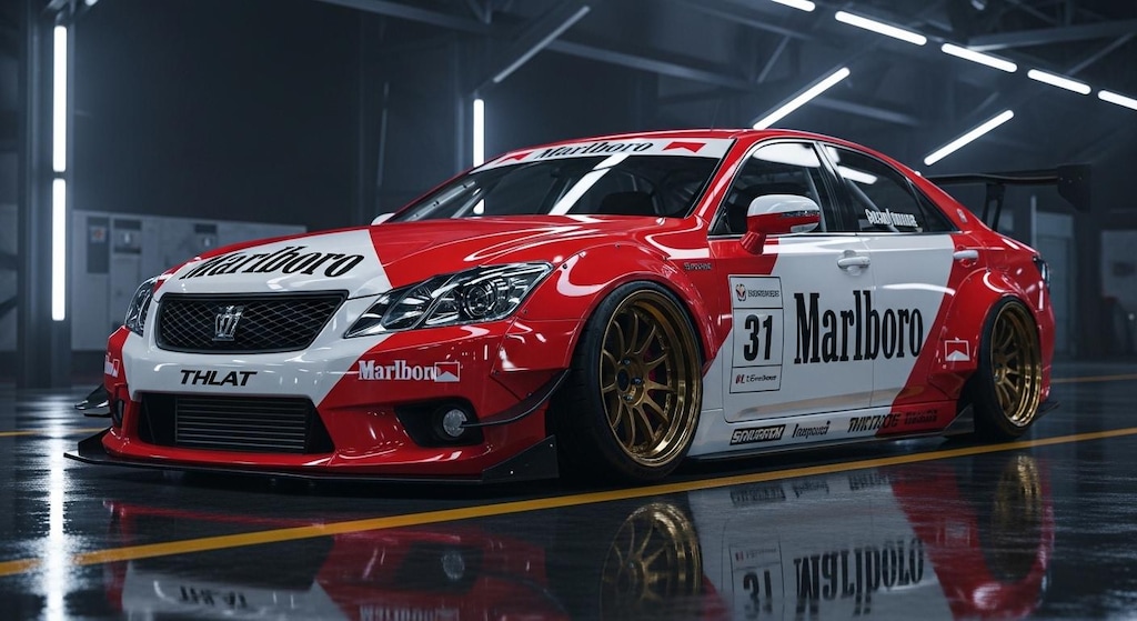 マルボロクラウンアスリートレーシングカー