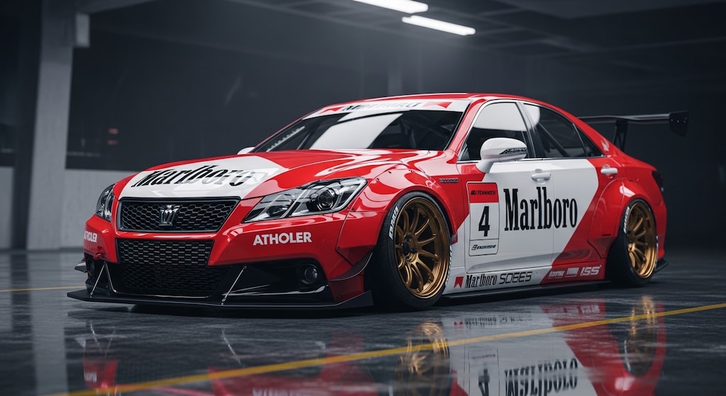 マルボロクラウンアスリートレーシングカー