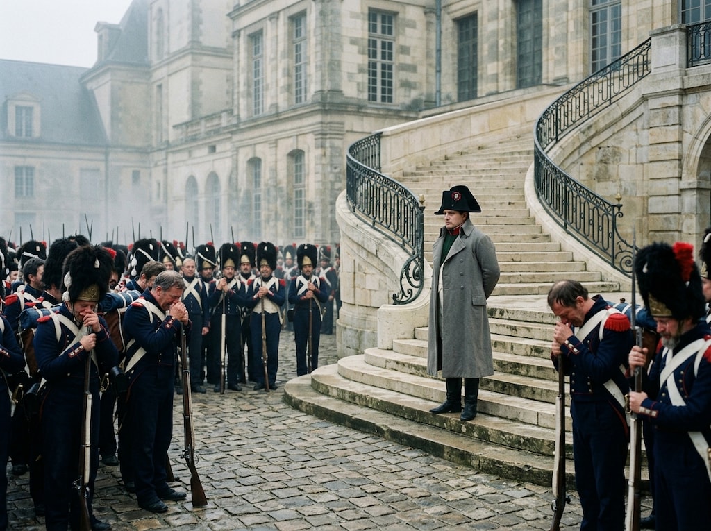 1814年4月20日 フォンテーヌブロー