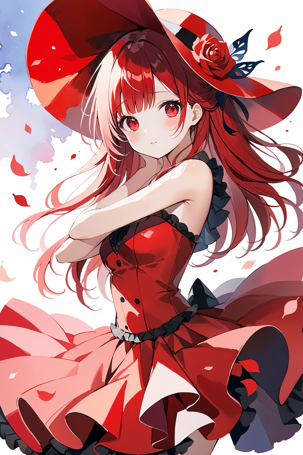 情熱の赤 | の人気AIイラスト・グラビア