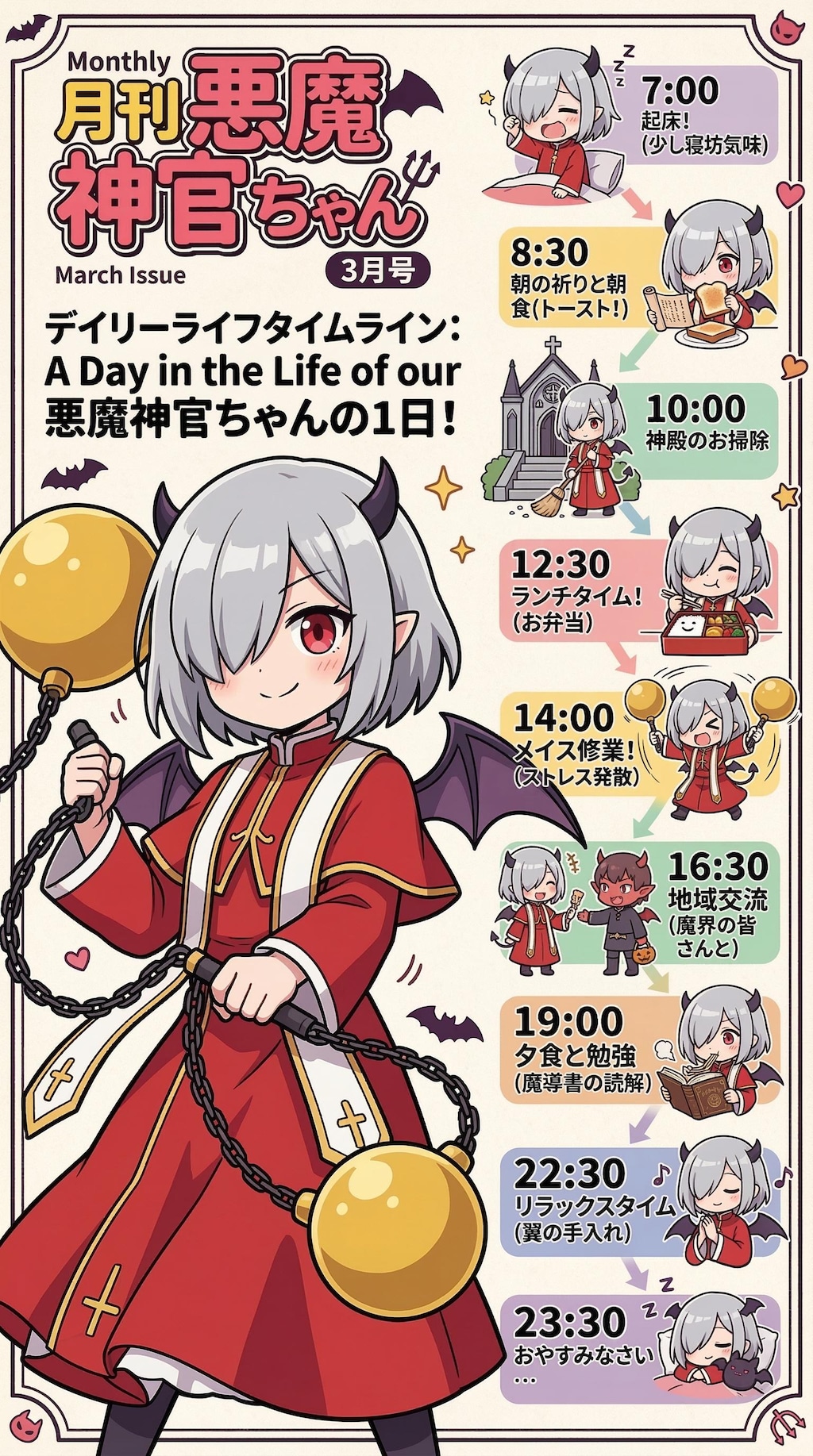 月刊悪魔神官ちゃんの記事