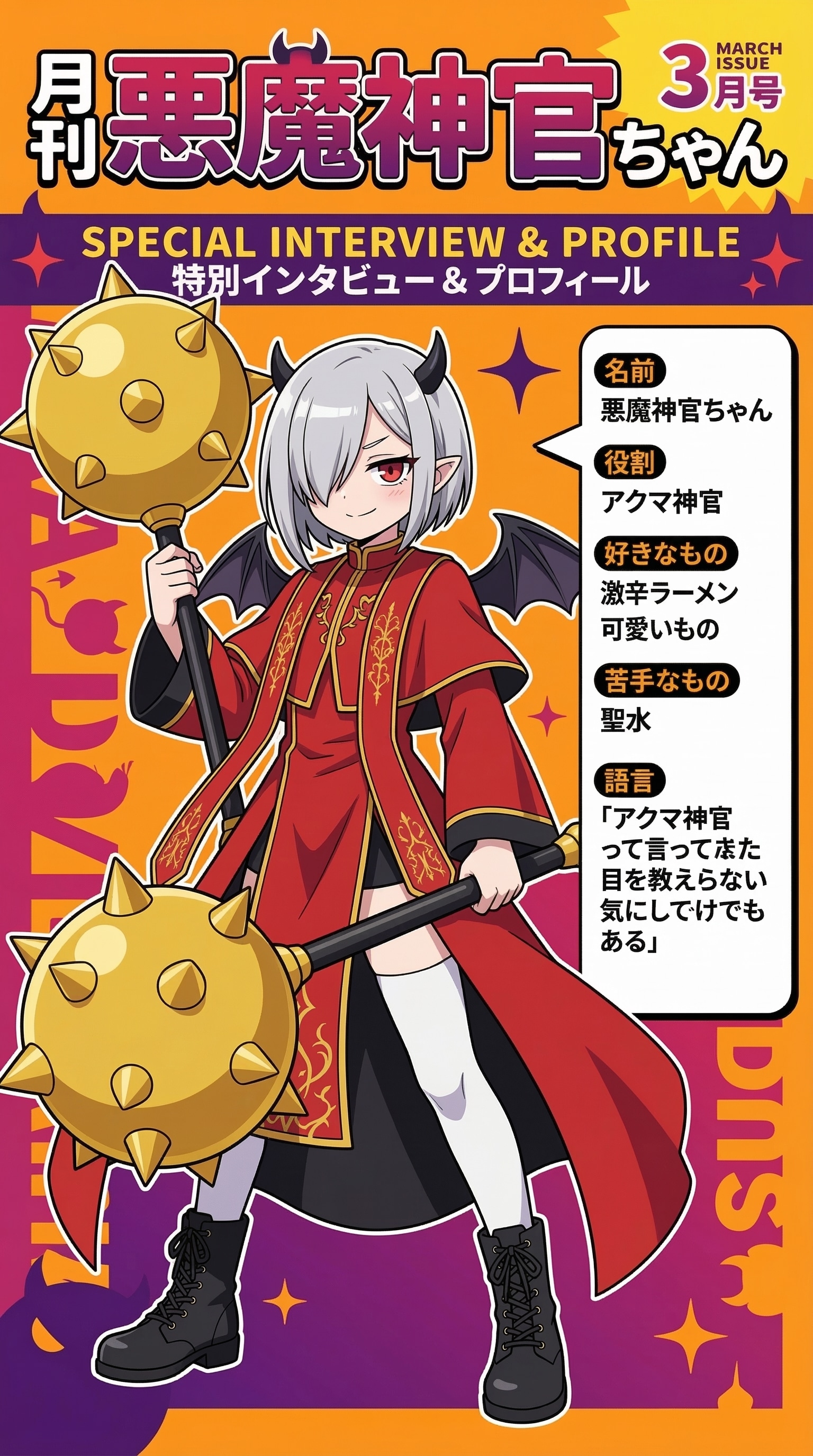 月刊悪魔神官ちゃんの記事 | の人気AIイラスト・グラビア