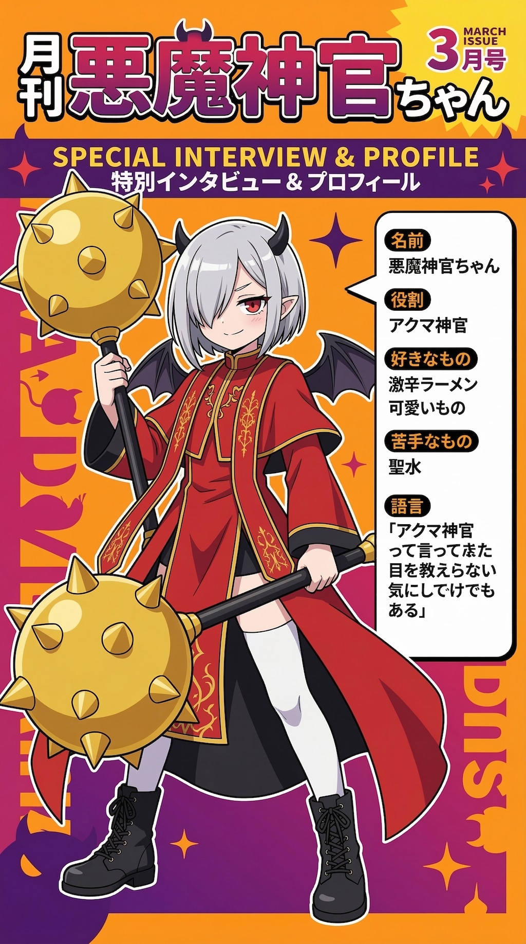 月刊悪魔神官ちゃんの記事