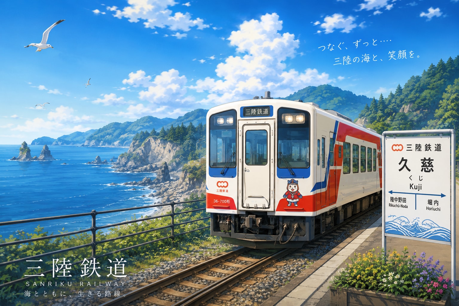 三陸鉄道 | の人気AIイラスト・グラビア