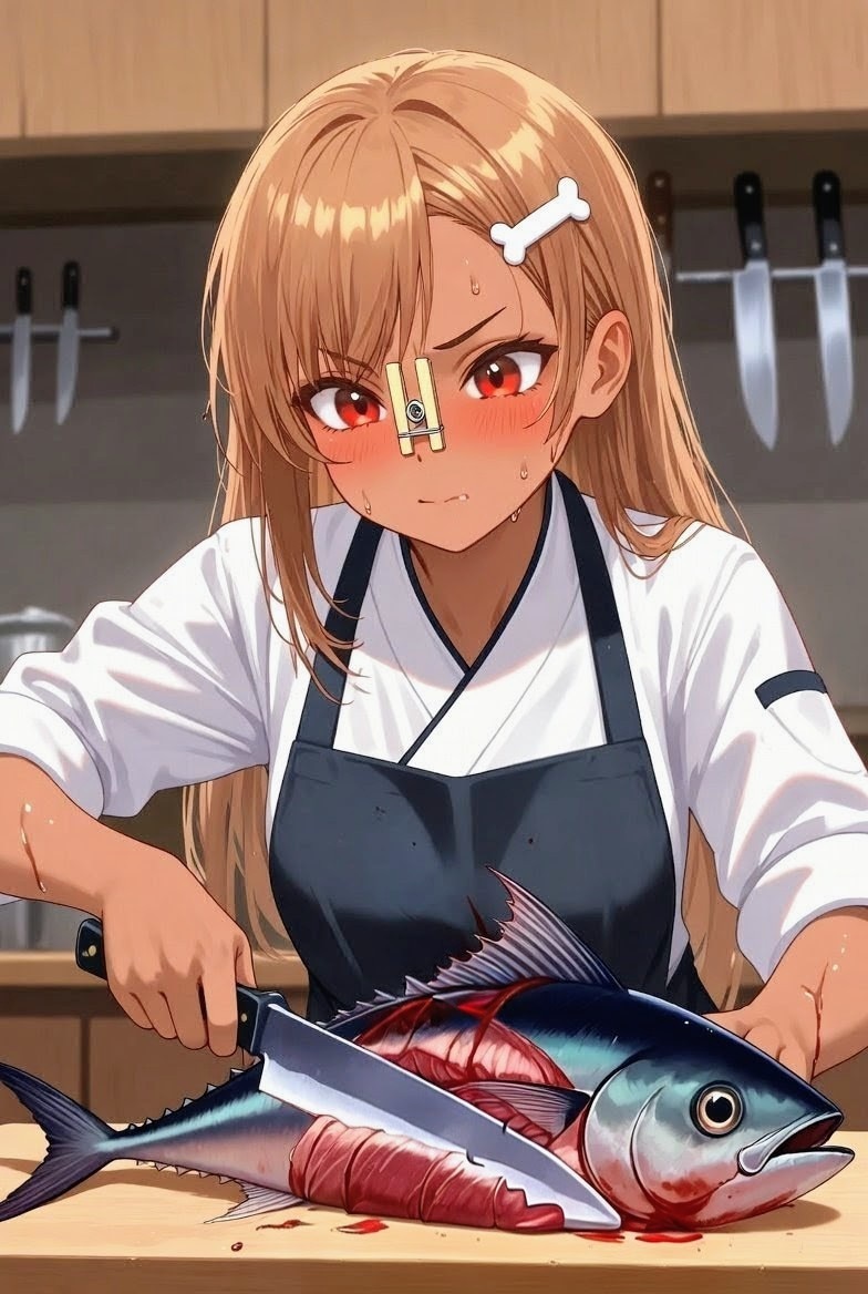 マグロ🐟️克服🔪おにくちゃん🍖 | の人気AIイラスト・グラビア