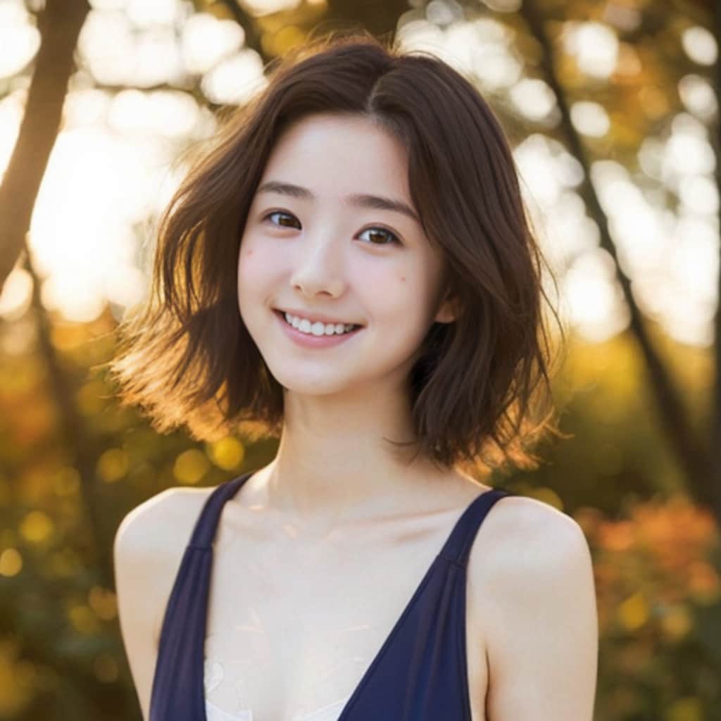 美女ポートレート-秋-3