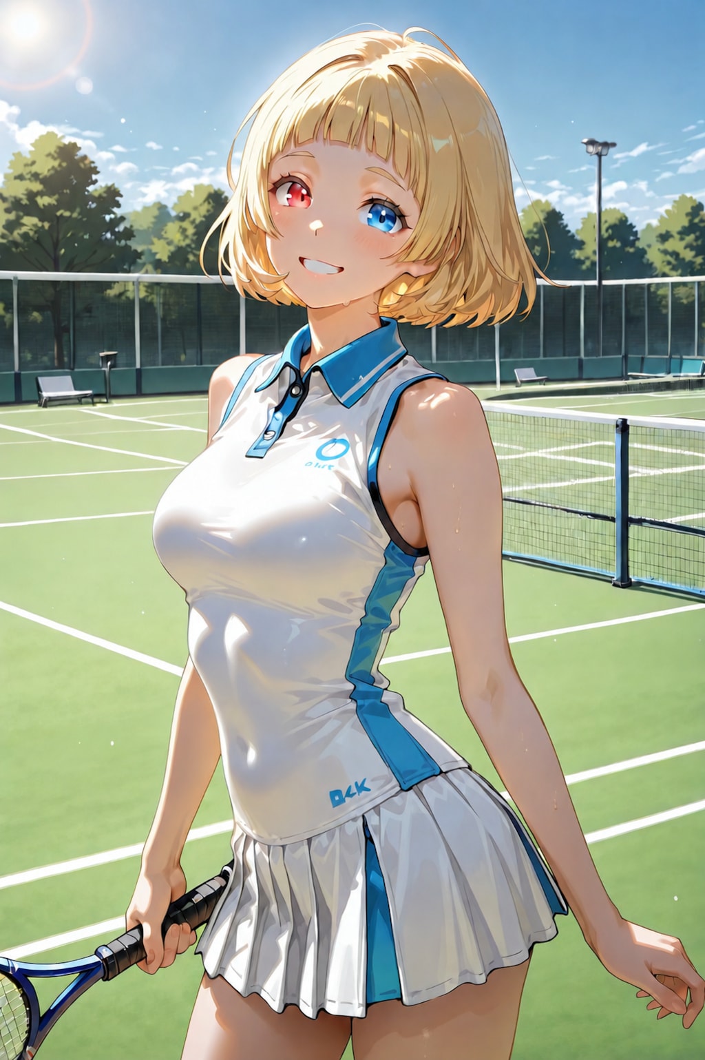 今日はテニスに挑戦だよ♪