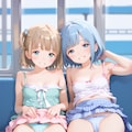 見せてくれる少女 9枚目