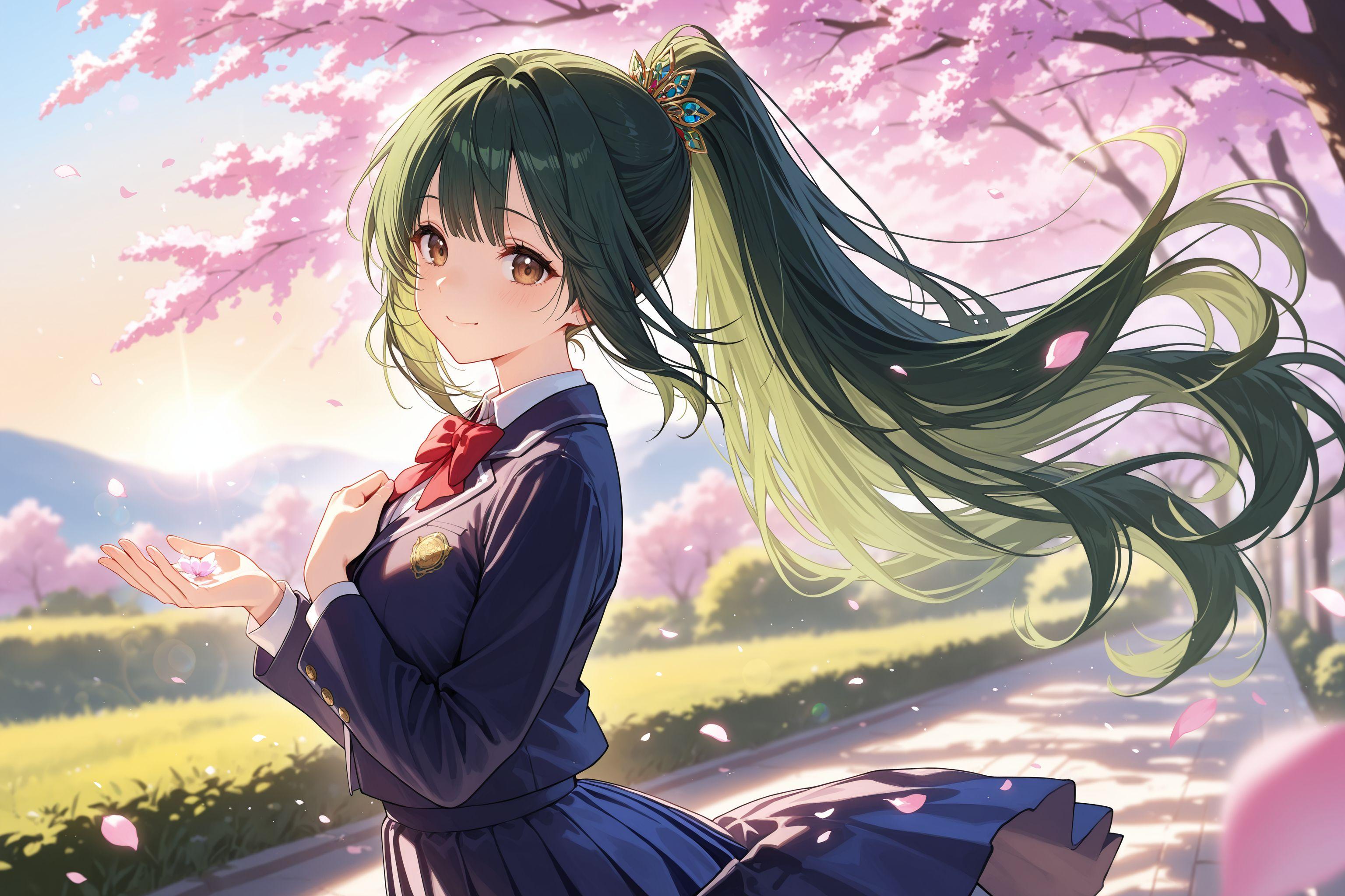 「桜2025」で描きました<(_ _)> | の人気AIイラスト・グラビア