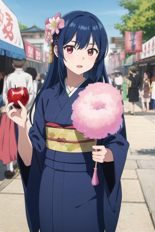 憧れる夏祭り | の人気AIイラスト・グラビア