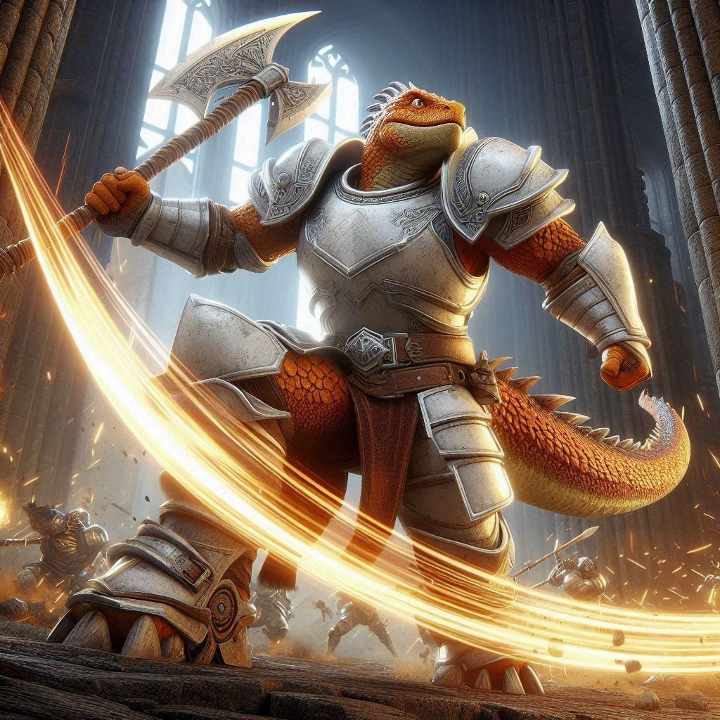 リザードマンの攻撃