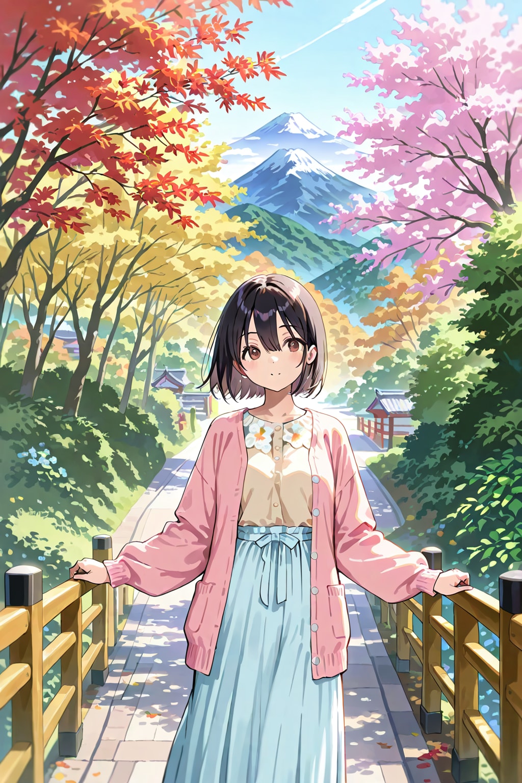 みっちゃん　春の散歩