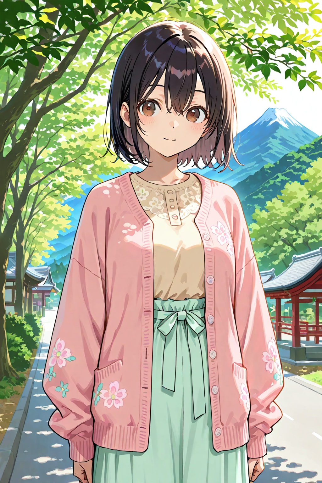 みっちゃん　春の散歩