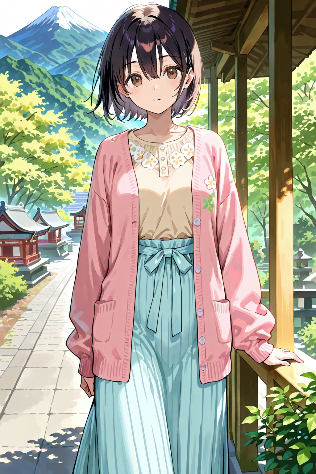 みっちゃん　春の散歩