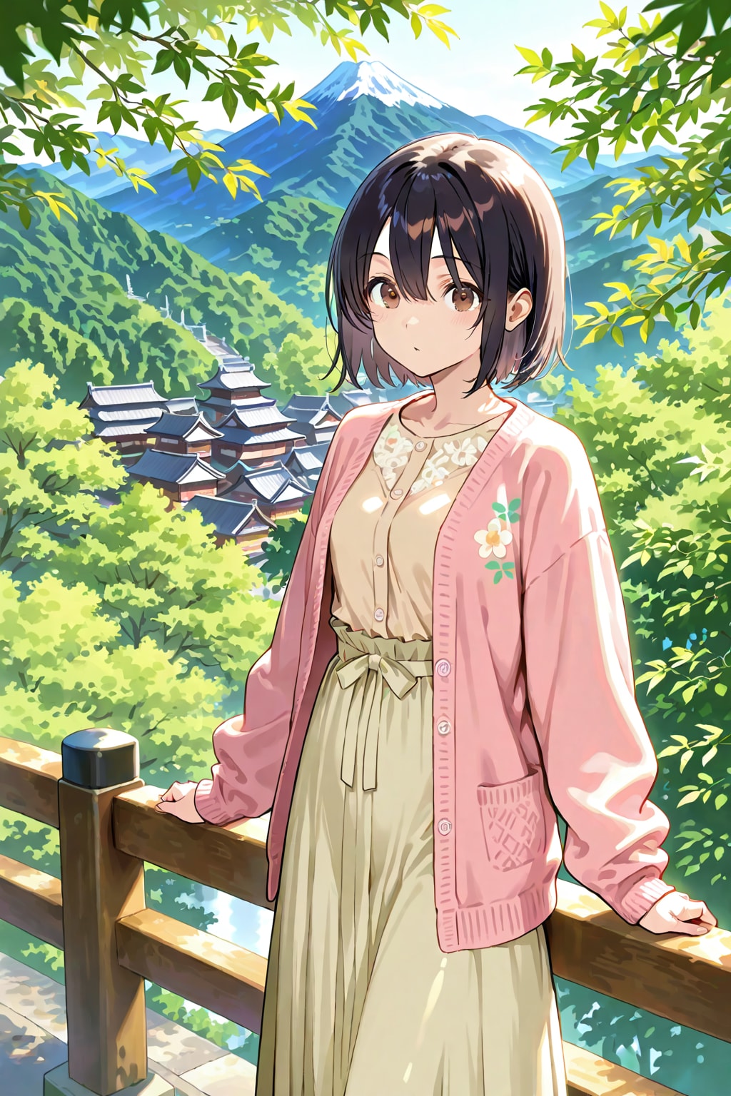 みっちゃん　春の散歩