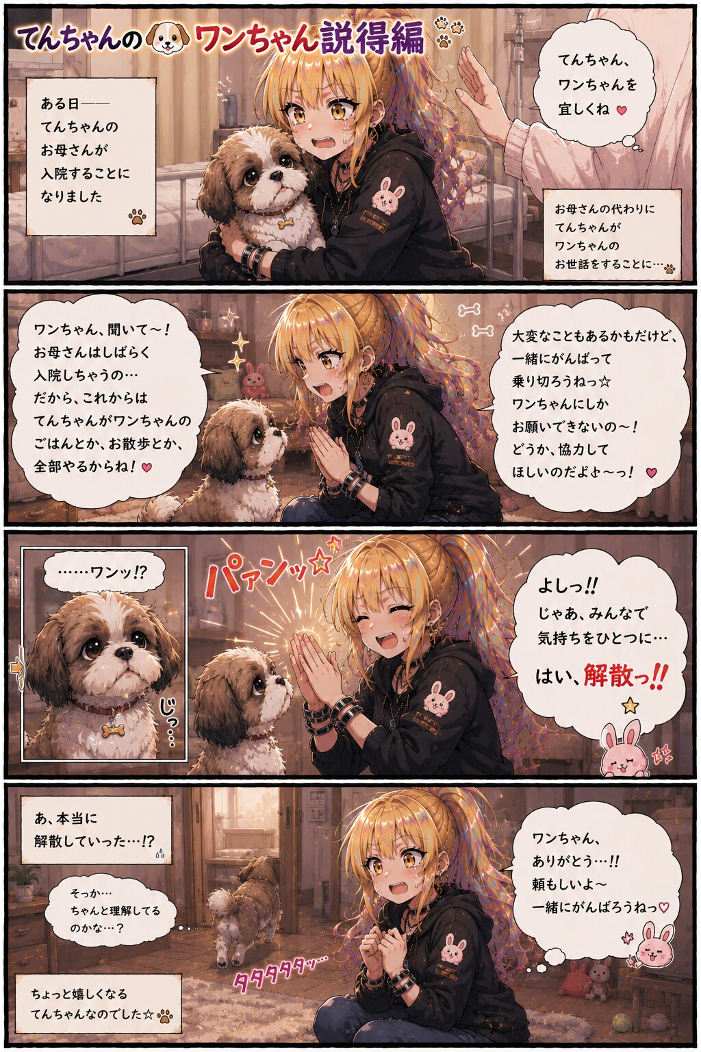 今日のてんちゃん☆ワンちゃん説得編