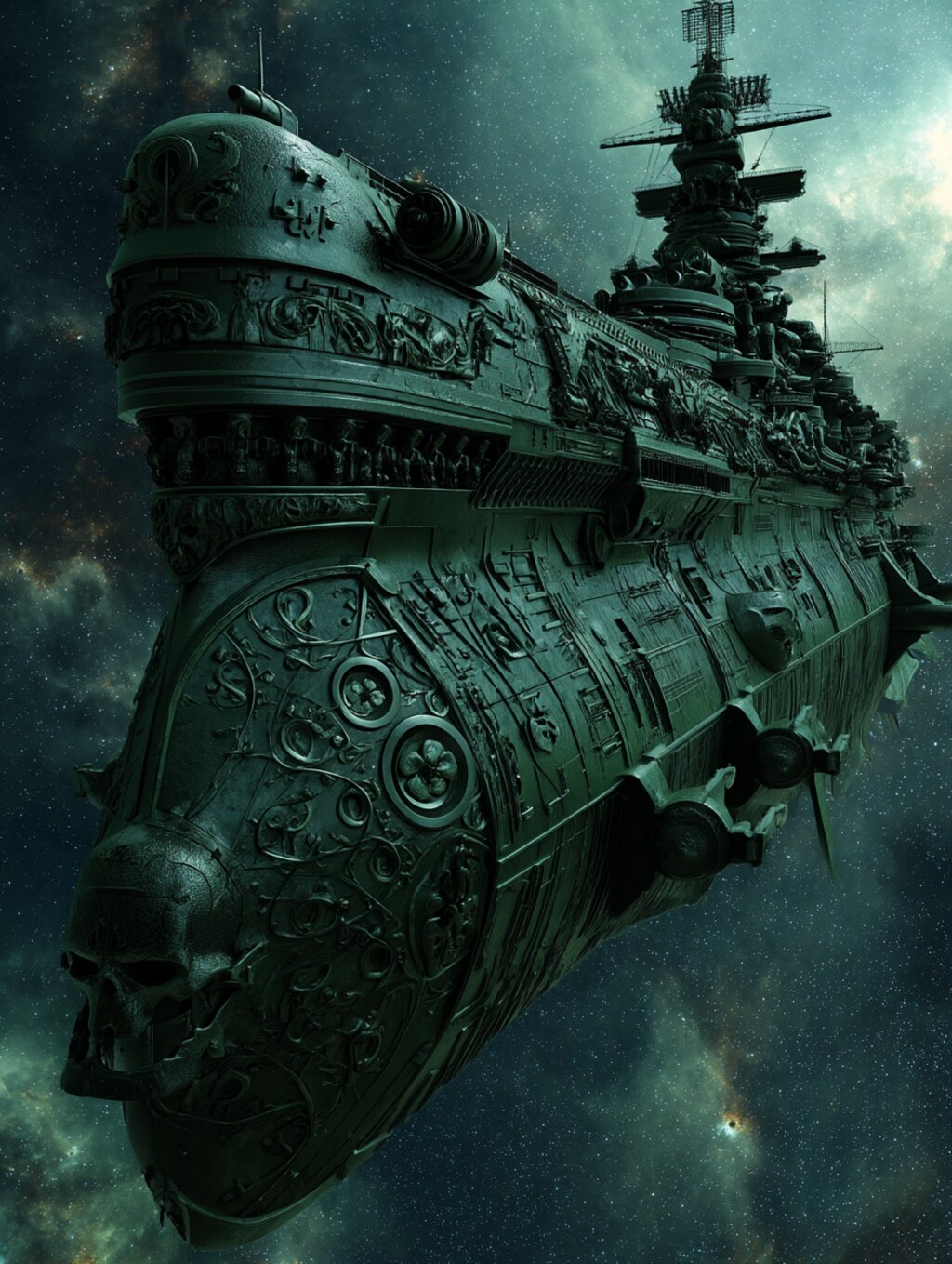 cosmic pirates battle ship