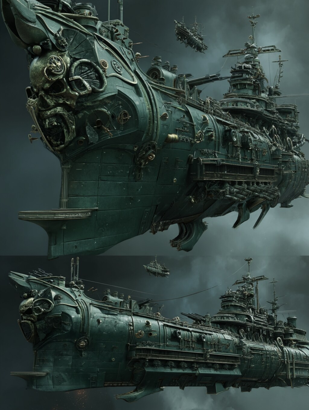 cosmic pirates battle ship