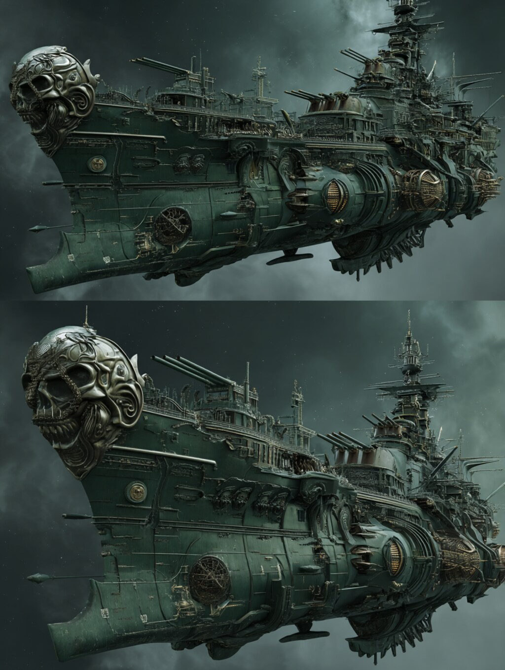 cosmic pirates battle ship