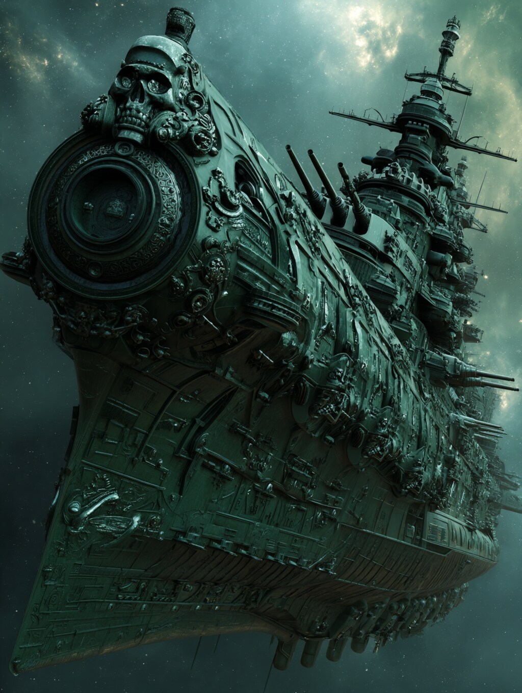 cosmic pirates battle ship
