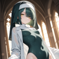 修道服xレオタード #榊原朔 2枚目