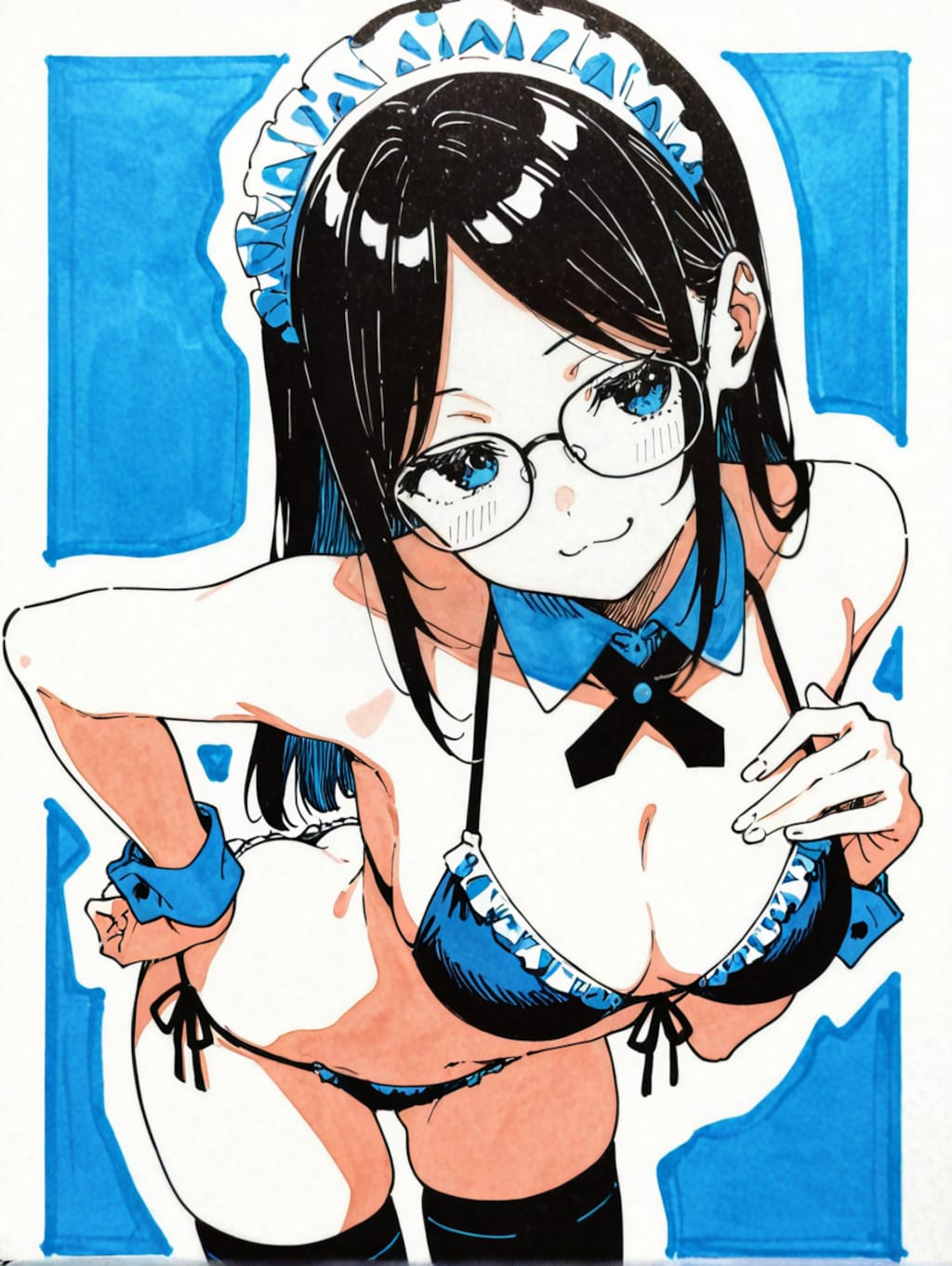 マーカー習作