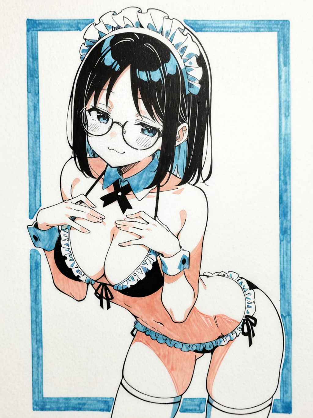 マーカー習作