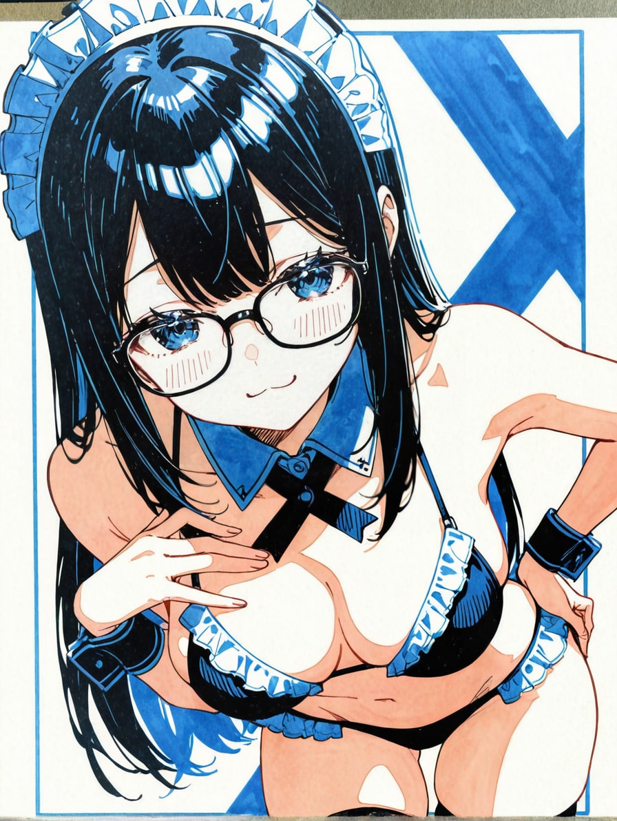 マーカー習作