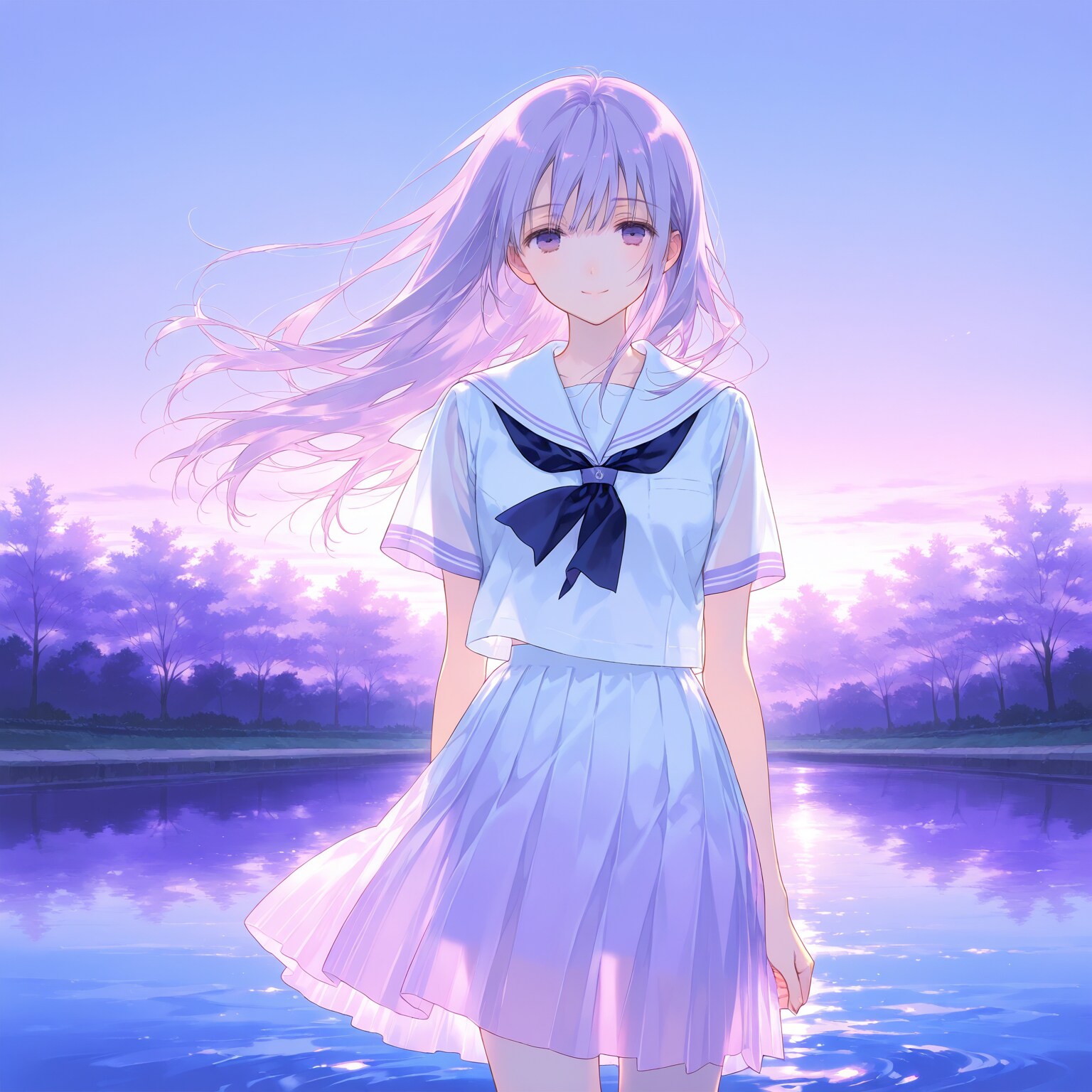 紫の少女