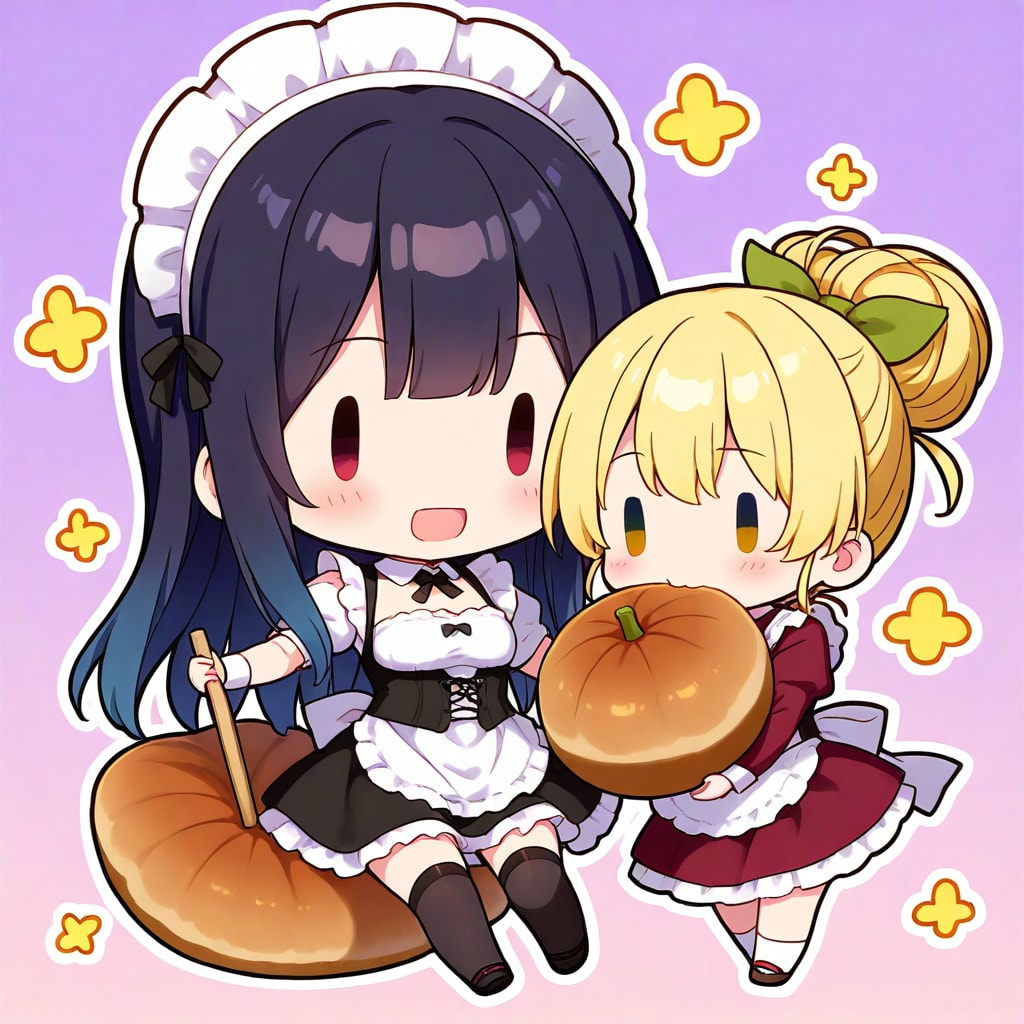 チビメイドさんガチャ | の人気AIイラスト・グラビア