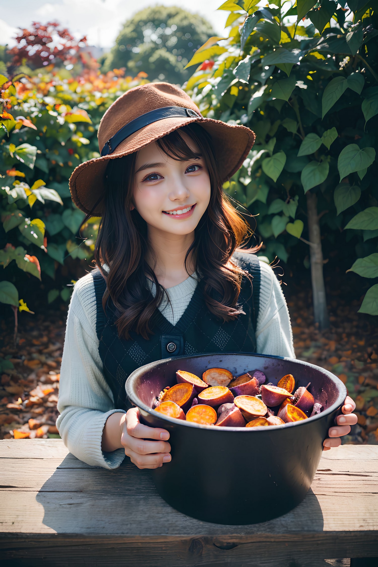 お芋の美味しい季節ですねぇ | の人気AIイラスト・グラビア