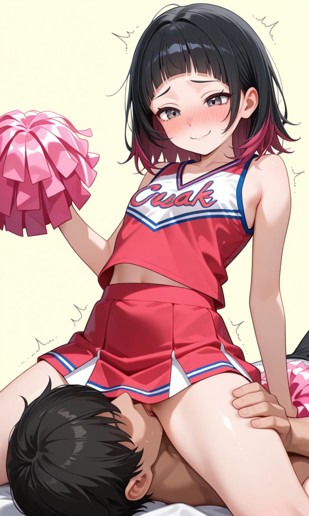 チアガールの励ましエッチ
