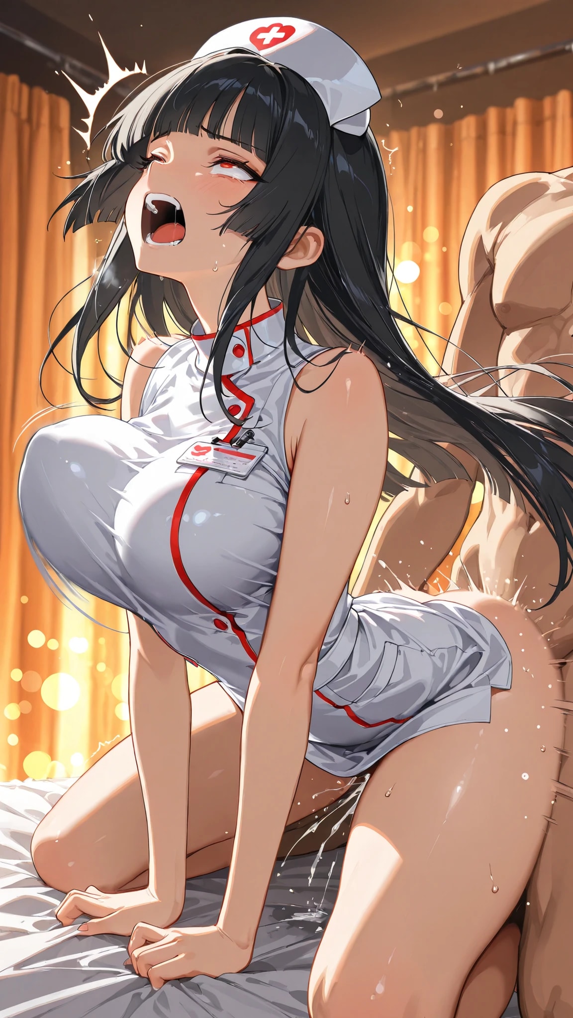 清楚系美人が頼まれてナースコスしたら男の性欲を暴走させちゃった