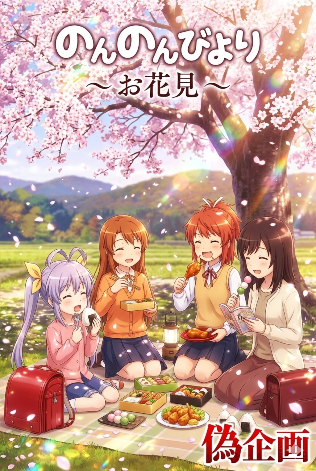 のんのんびより　お花見