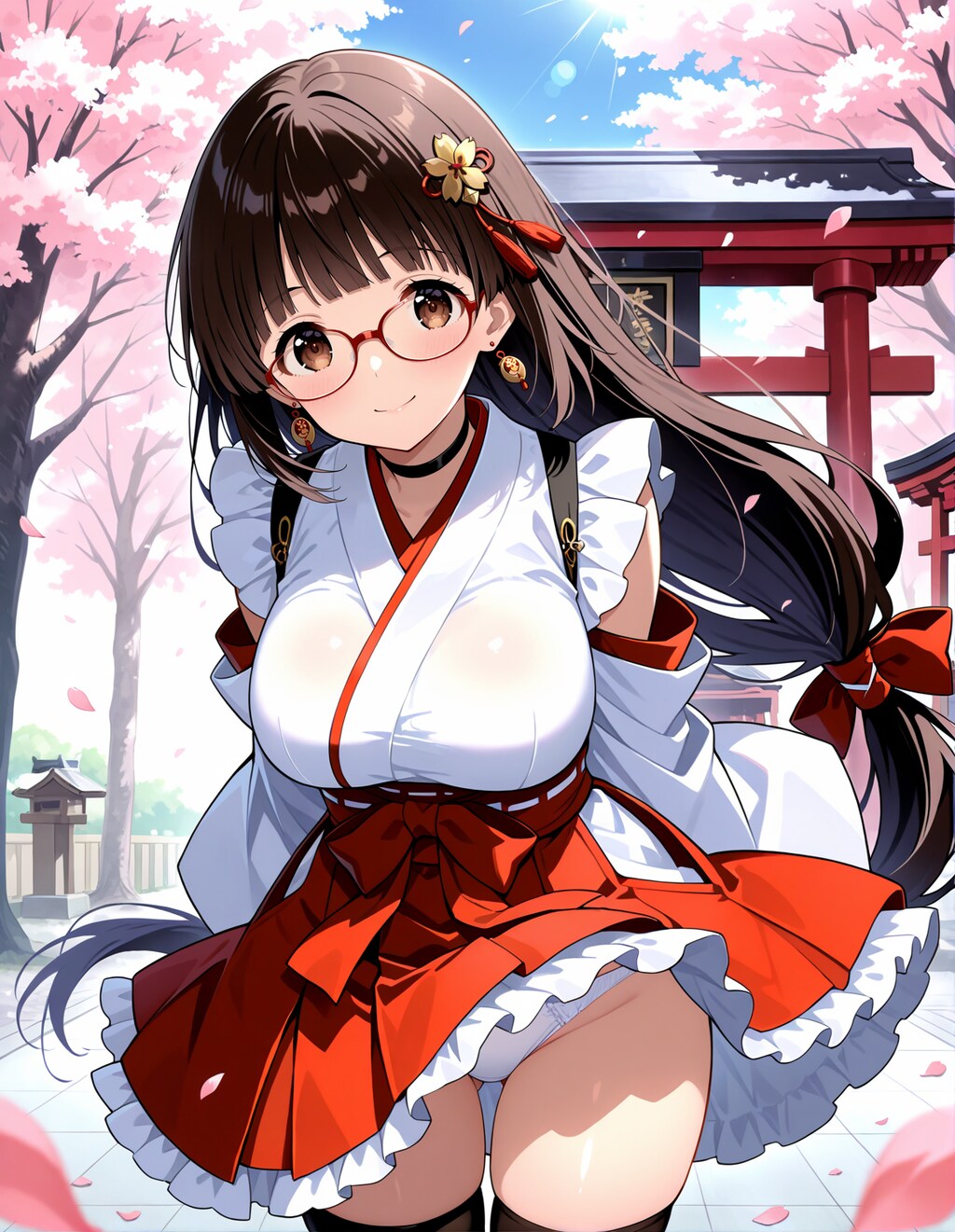 うちの娘巫女ちゃん（仮）の運動時間✨