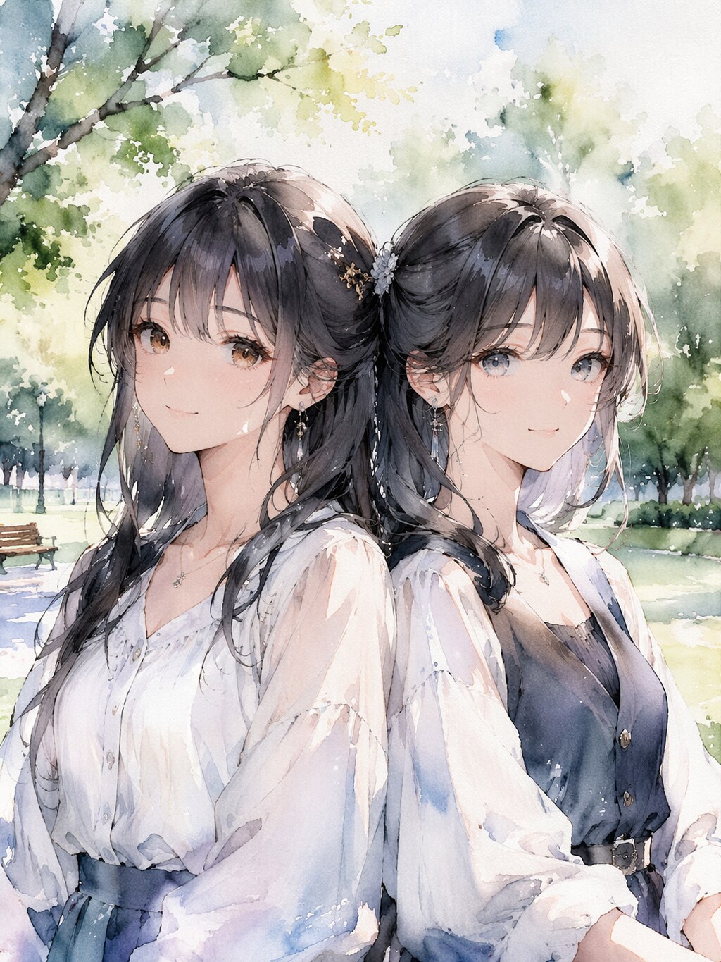似てない双子姉妹